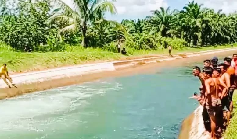 Bocah yang Hanyut di Saluran Irigasi Air Manjuto Ditemukan Tewas