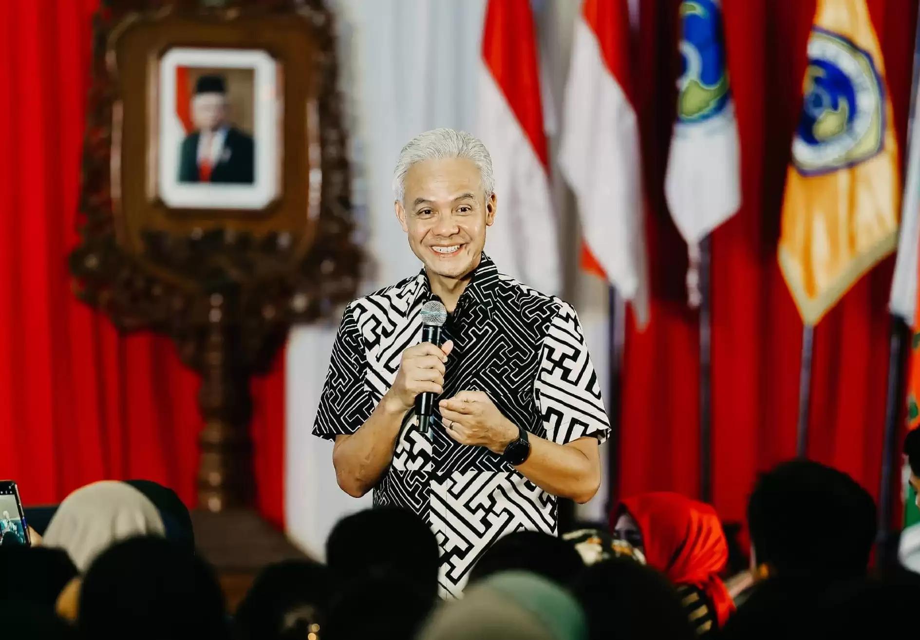 Ganjar: Publik Perlu Edukasi Berbasis Data