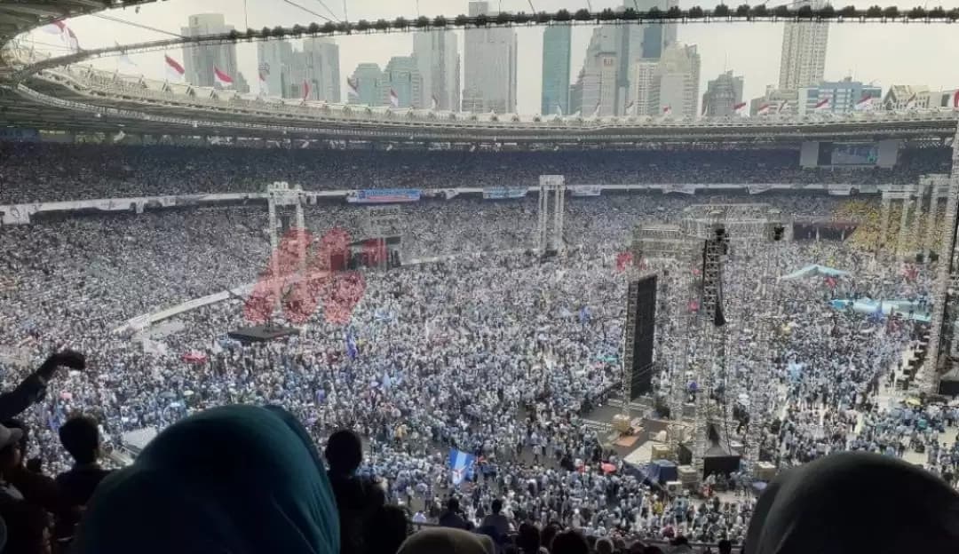 Jumlah Penonton Kampanye Akbar Prabowo-Gibran Pecah Rekor Tertinggi