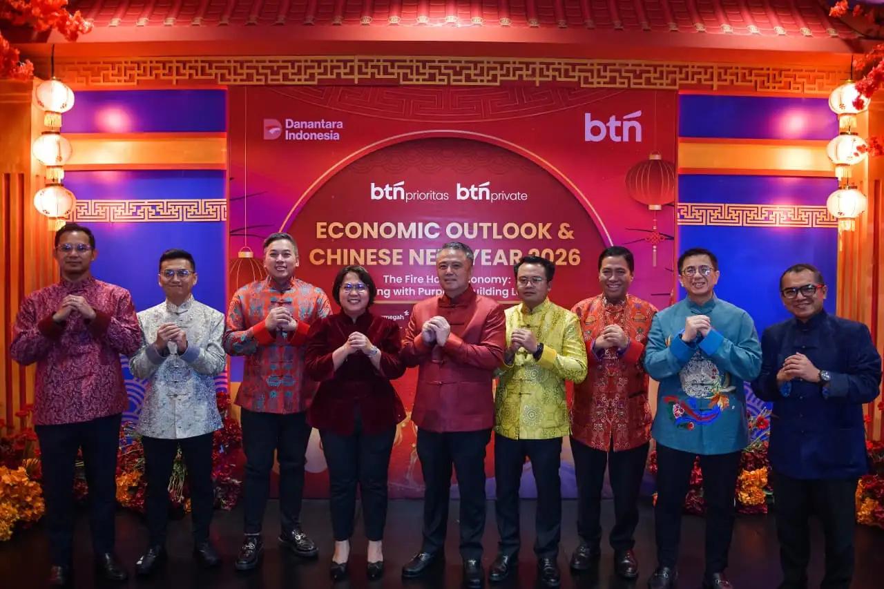 Acara BTN Economic Outlook & Chinese New Year 2026 di Jakarta, Senin (23/2/2026) (Foto: Dok BTN)