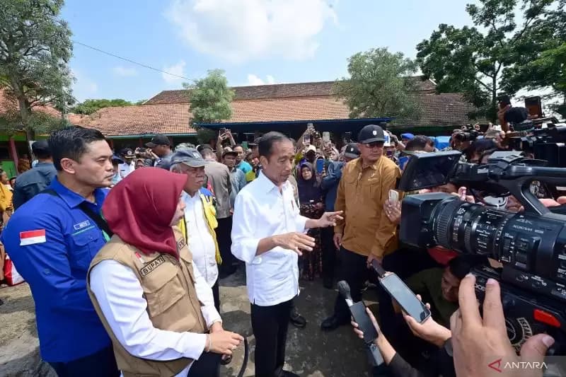 Jokowi Sebut Cuaca hingga Alih Fungsi Lahan Picu Banjir Demak