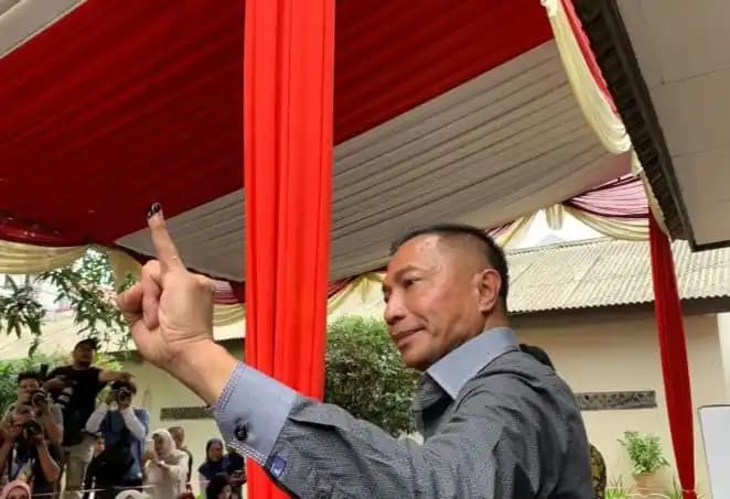 Calon gubernur nomor urut 2 Dharma Pongrekun