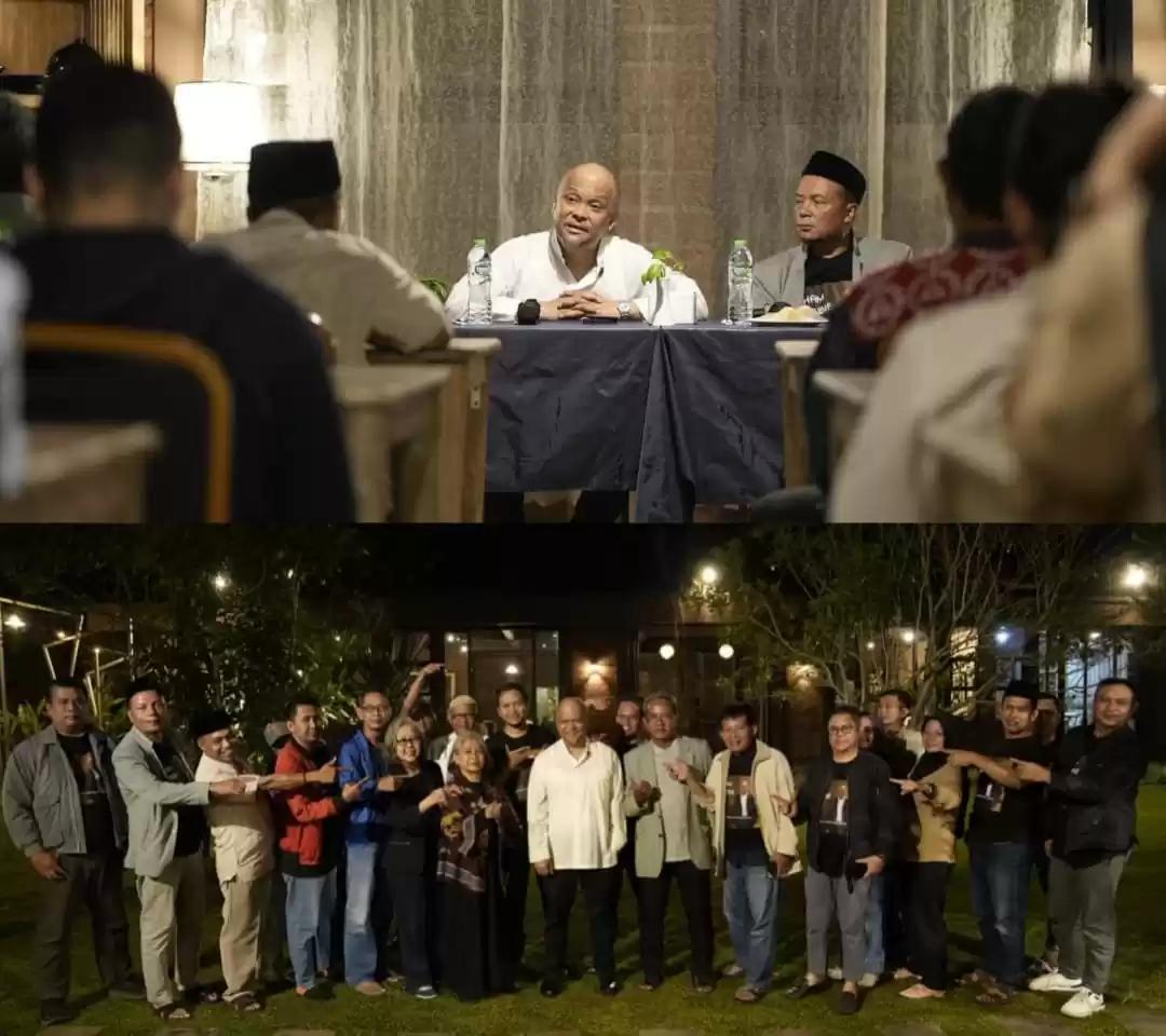 Cawagub Jabar, Ilham Akbar Habibie saat berdiskusi bersama komunitas KIBAR Sumedang (Kang Ilham untuk jaBAR)