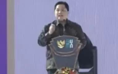 Erick Thohir Sampaikan Perpisahan di Perayaan Natal BUMN 2023