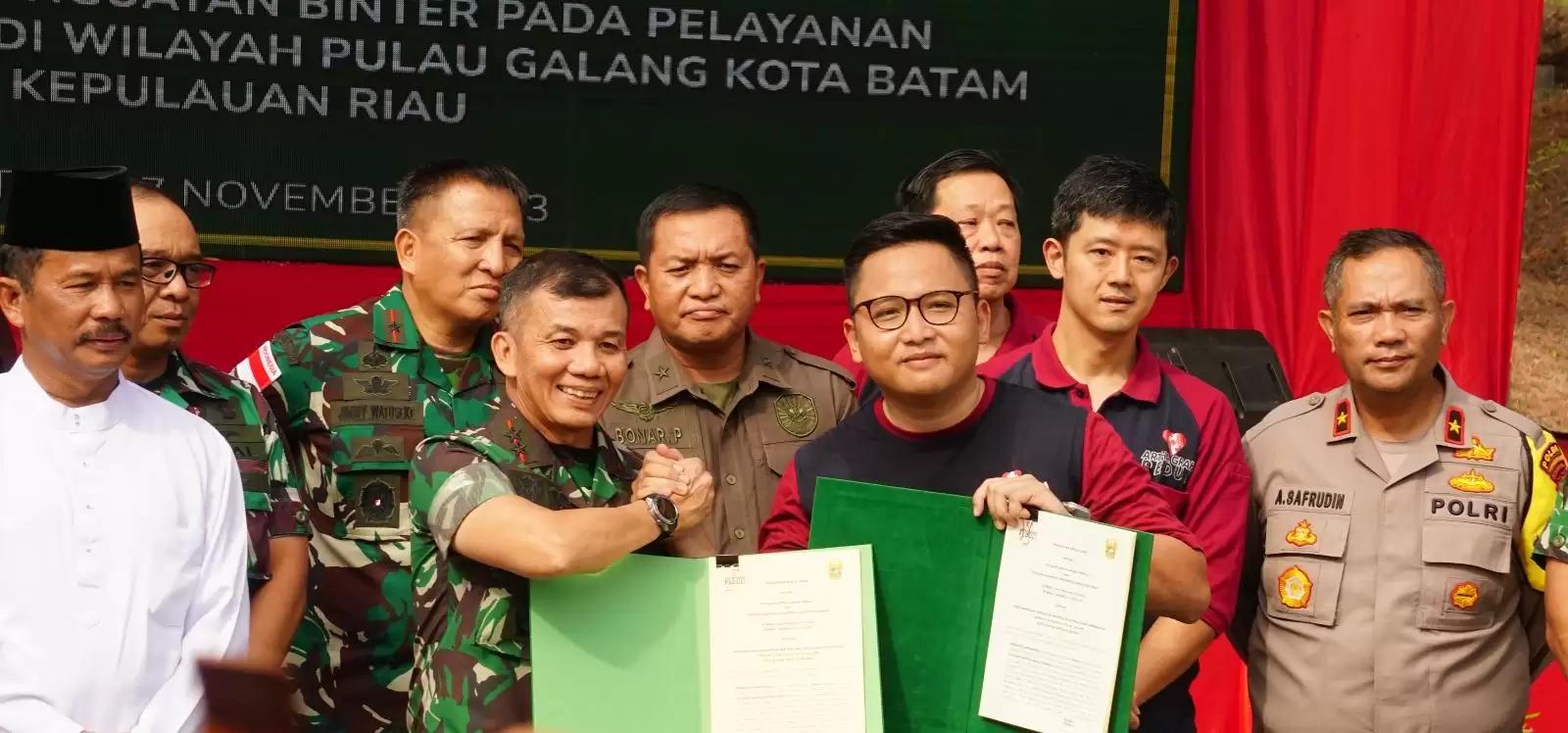 Kodam 1/BB Bersama Artha Graha Peduli Hidupkan Kembali RSKI di Pulau Galang