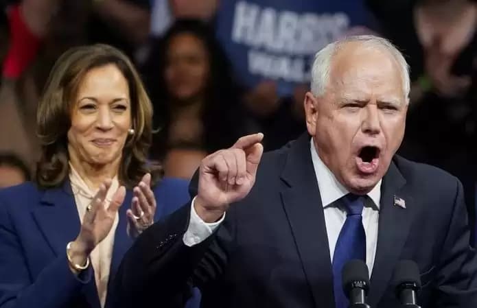 Harris memilih Walz untuk memperkuat dukungan Partai Demokrat (Foto: Reuters)