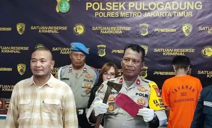 Bayaran Menunggak, Pemilik Kontrakan di Jaktim Bacok Penyewanya Pakai Kapak