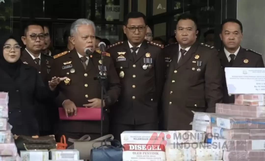 Kapuspenkum Kejagung, Harli Siregar saat menyampaikan keterangan pers, Senin (22/7/2024) (Foto: Dok MI/Aswan)