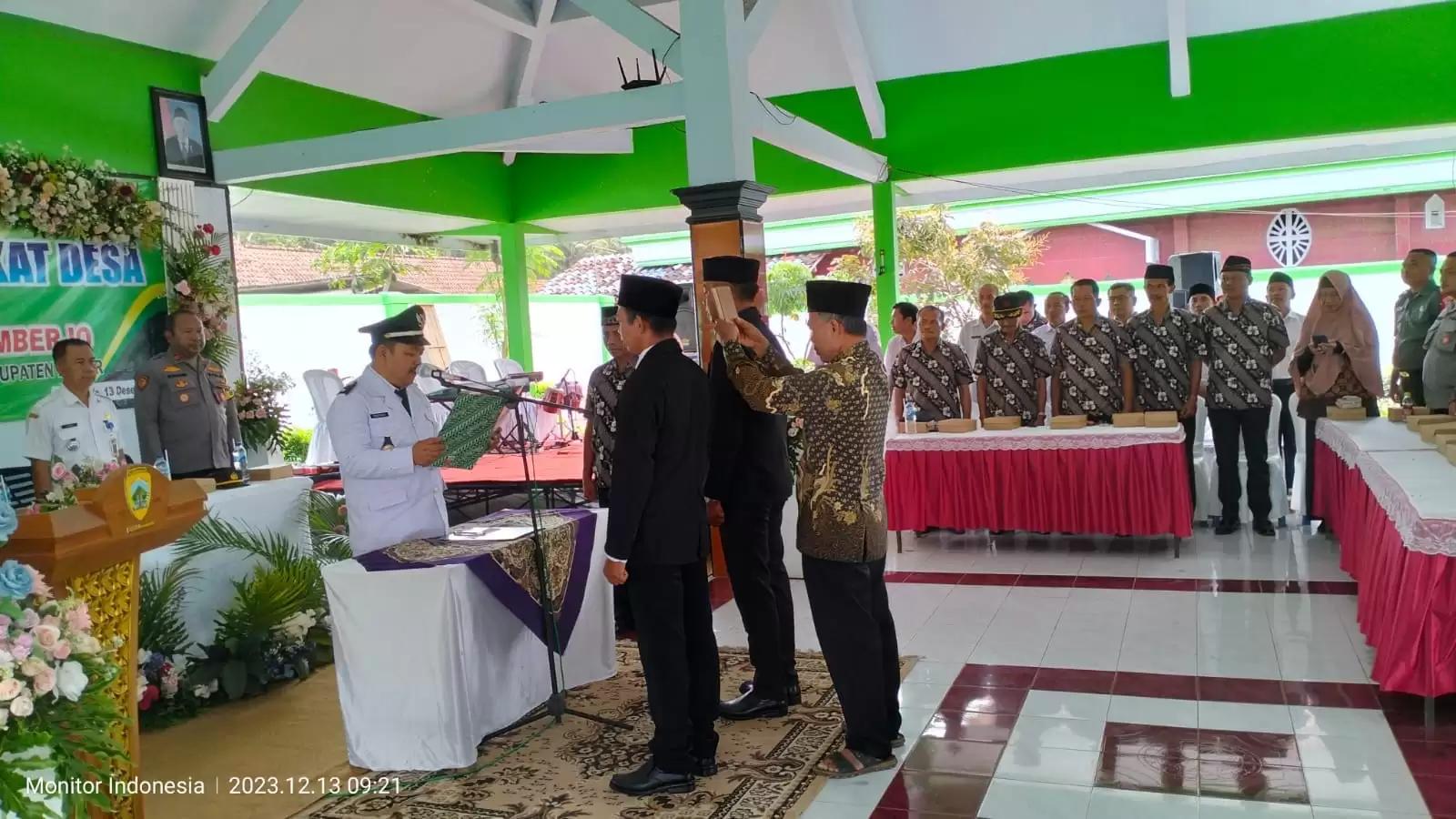 Pesan Kades Karangrejo Terhadap Perangkat Desa yang Baru Dilantik
