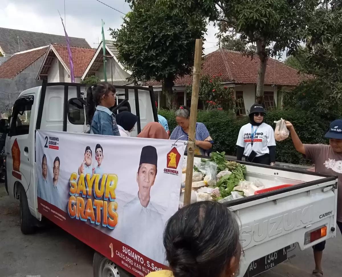 Dukung Program Perbaikan Gizi, DPC Partai Gerindra Kabupaten Blitar Optimis Prabowo-Gibran Menang Satu Putaran