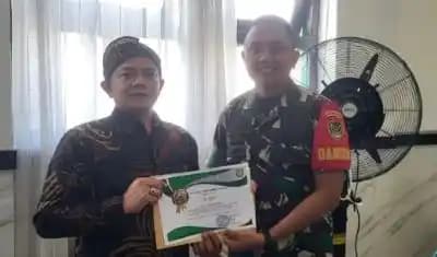 Dandim 0619 Purwakarta Letkol Inf Ardha Cairova Pariputra dan H Eep Supriyadi