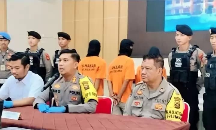 Tiga Orang Tersangka Pembunuhan Berencana di OKU Terancam Hukuman Mati