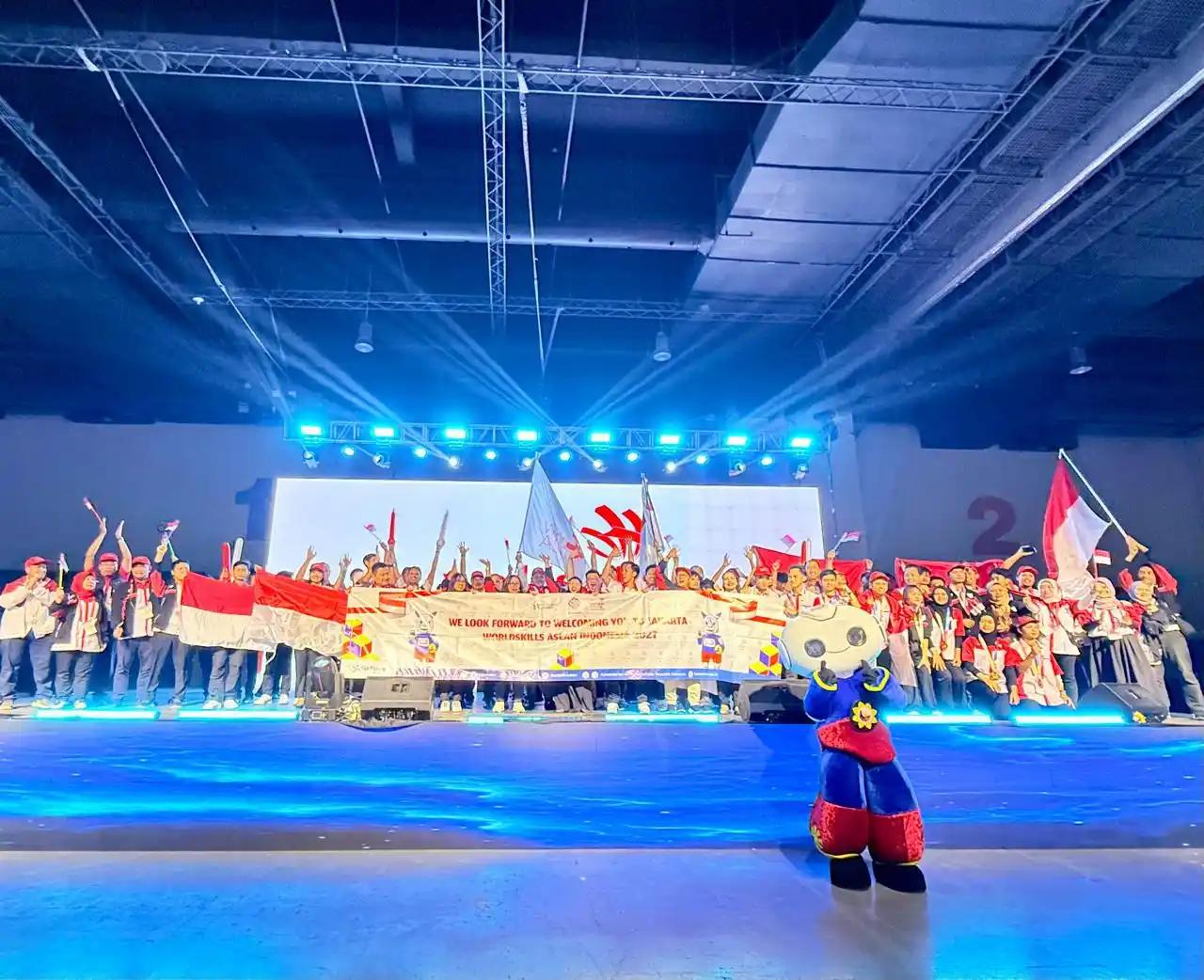Delegasi Indonesia diajang The 14th WorldSkills ASEAN Competition 2025. (Dok. Kemnaker)