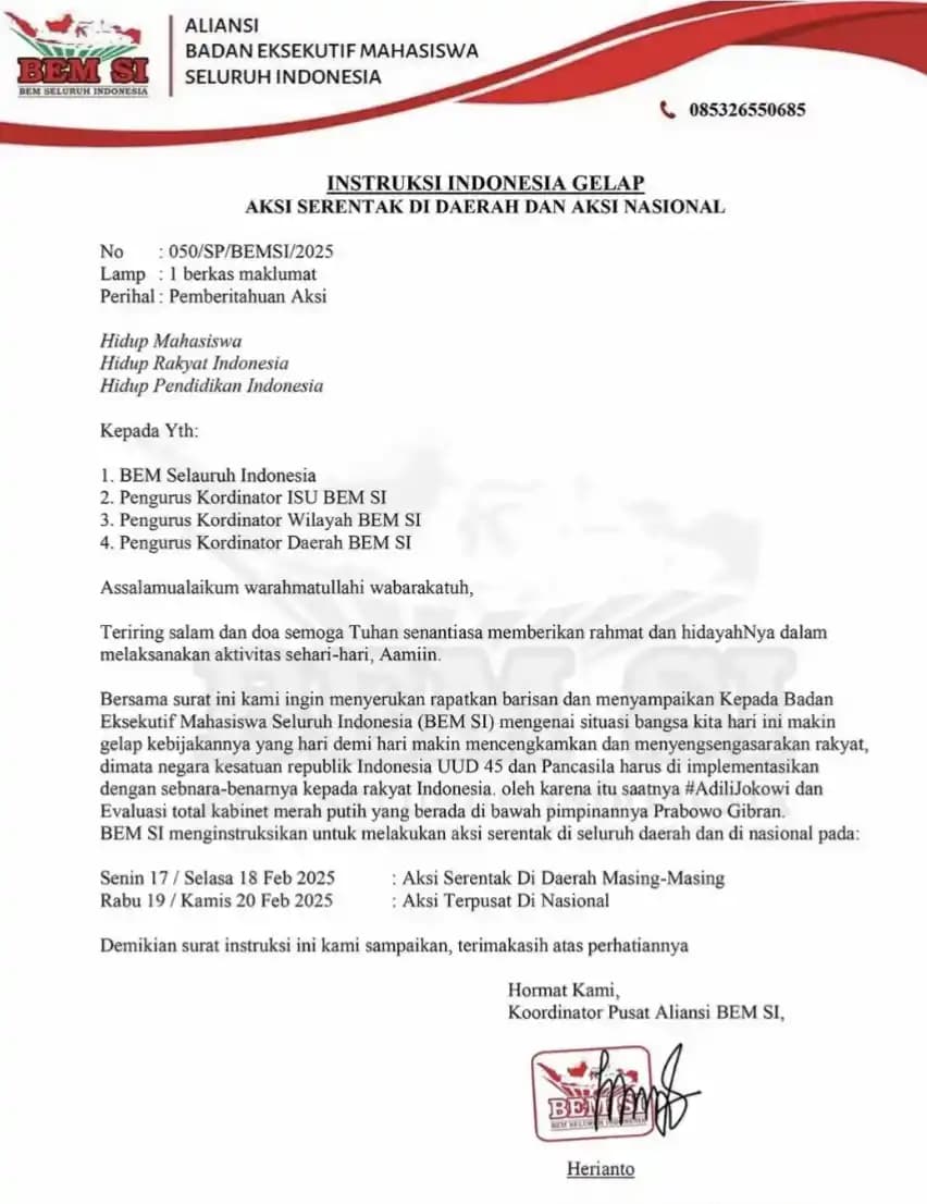 Demo Adili Jokowi