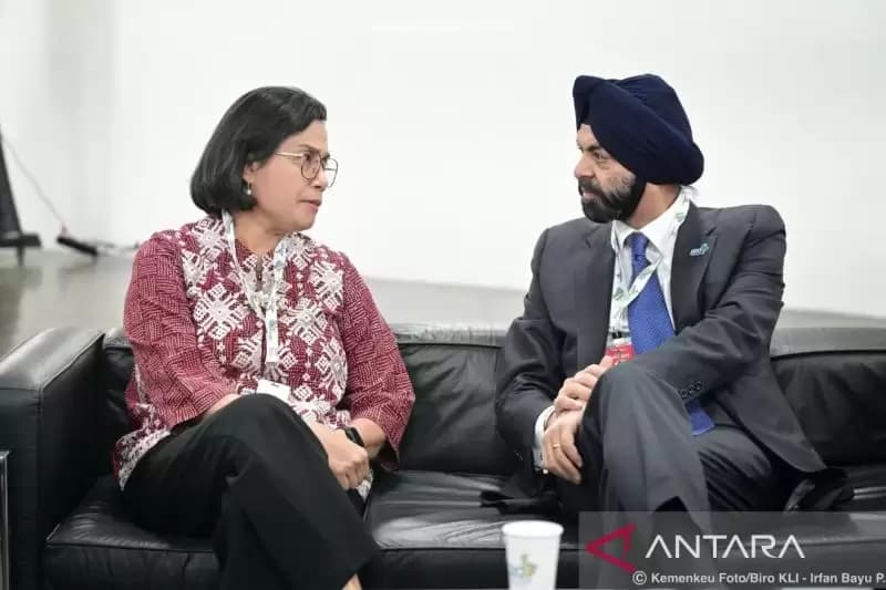 Menkeu Sri Mulyani Temui Presiden Bank Dunia, Bahas Apa?