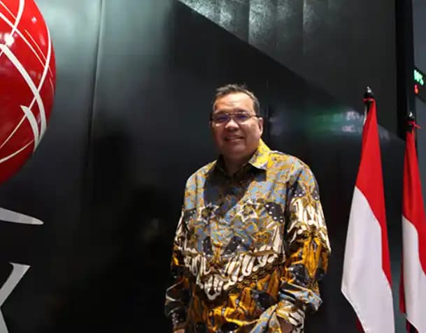 Direktur Utama Bursa Efek Indonesia (BEI) Iman Rachman