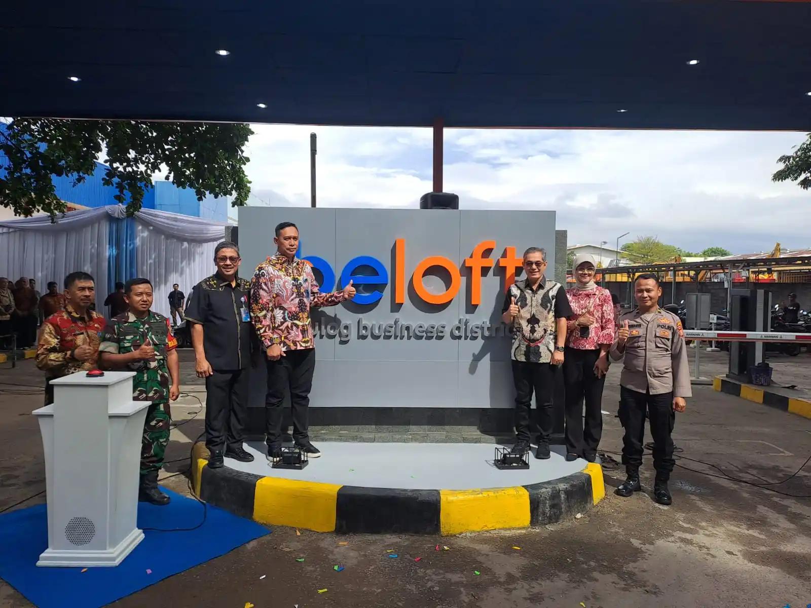 Direktur Utama Perum Bulog, Ahmad Rizal Ramdhani resmi meluncurkan Beloft  atau Kawasan Business District di Kawasan Ex. Goro, Kanwil DKI Jakarta & Banten (Foto. Rizal)