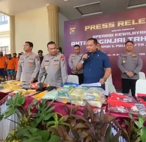 Dirresnarkoba Polda Jambi Kombes Pol Dewa Made Palguna