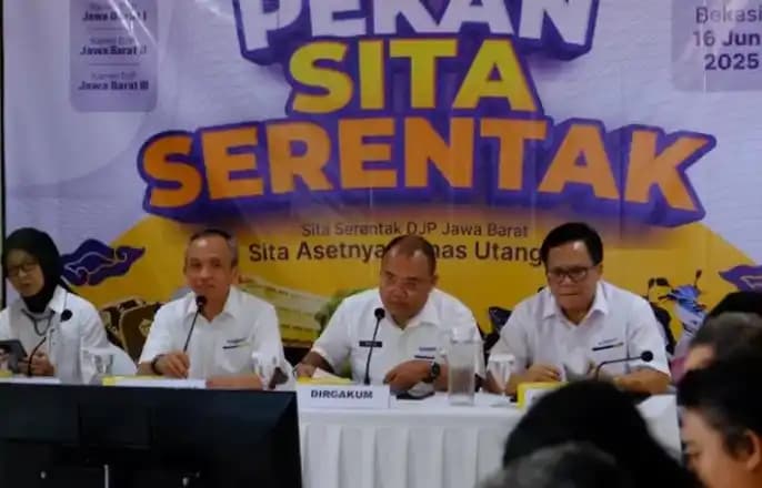 DJP Jabar menggelar Pekan Sita Serentak tahun 2025