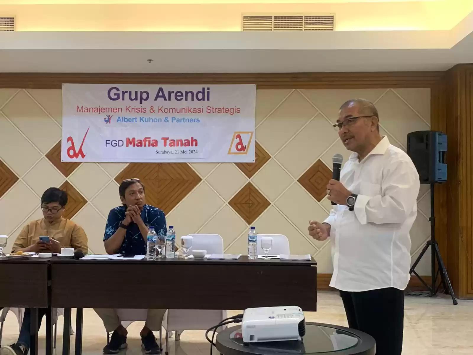 Dr Ronsen Pasaribu menjelaskan bahwa sertifikat turunan dari Darmo Permai sudah teruji