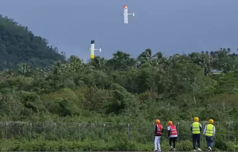 Drone miliki atlet Jawa Barat M Andri Abirezky Rangkuti