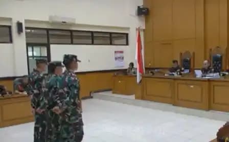 Dua Anggota TNI AL Penembak Bos Rental Mobil Divonis Penjara Seumur Hidup