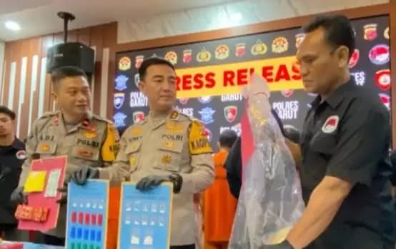 Polres Garut Ringkus 22 Pengedar Narkoba