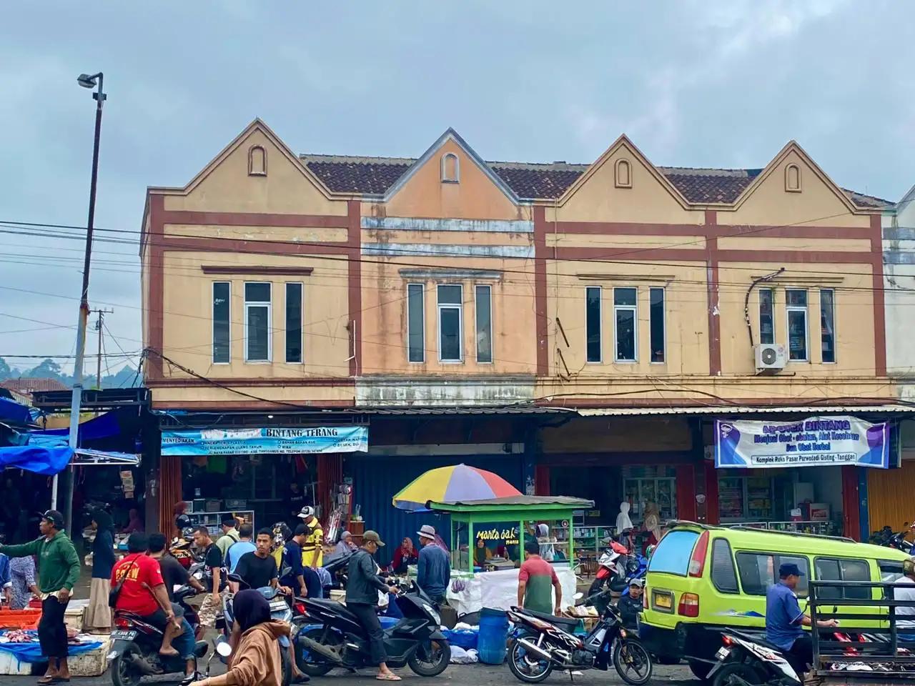 Suasana keramaian Pasar Gisting, Lampung (Foto: MI/Rizky Amin)