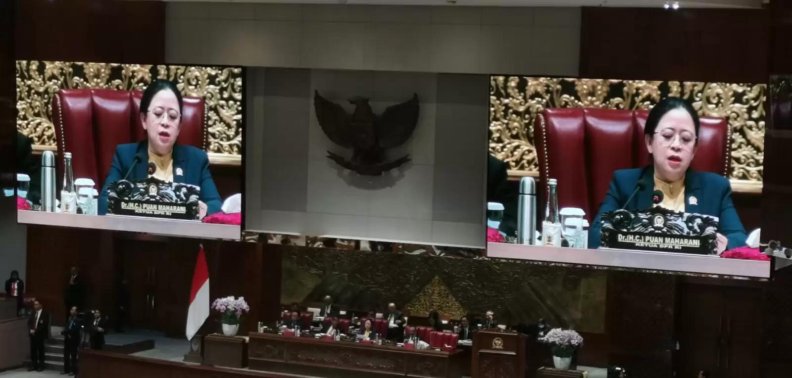 Pengesahan tujuh nama hakim agung dilakukan oleh Ketua DPR RI, Puan Maharani