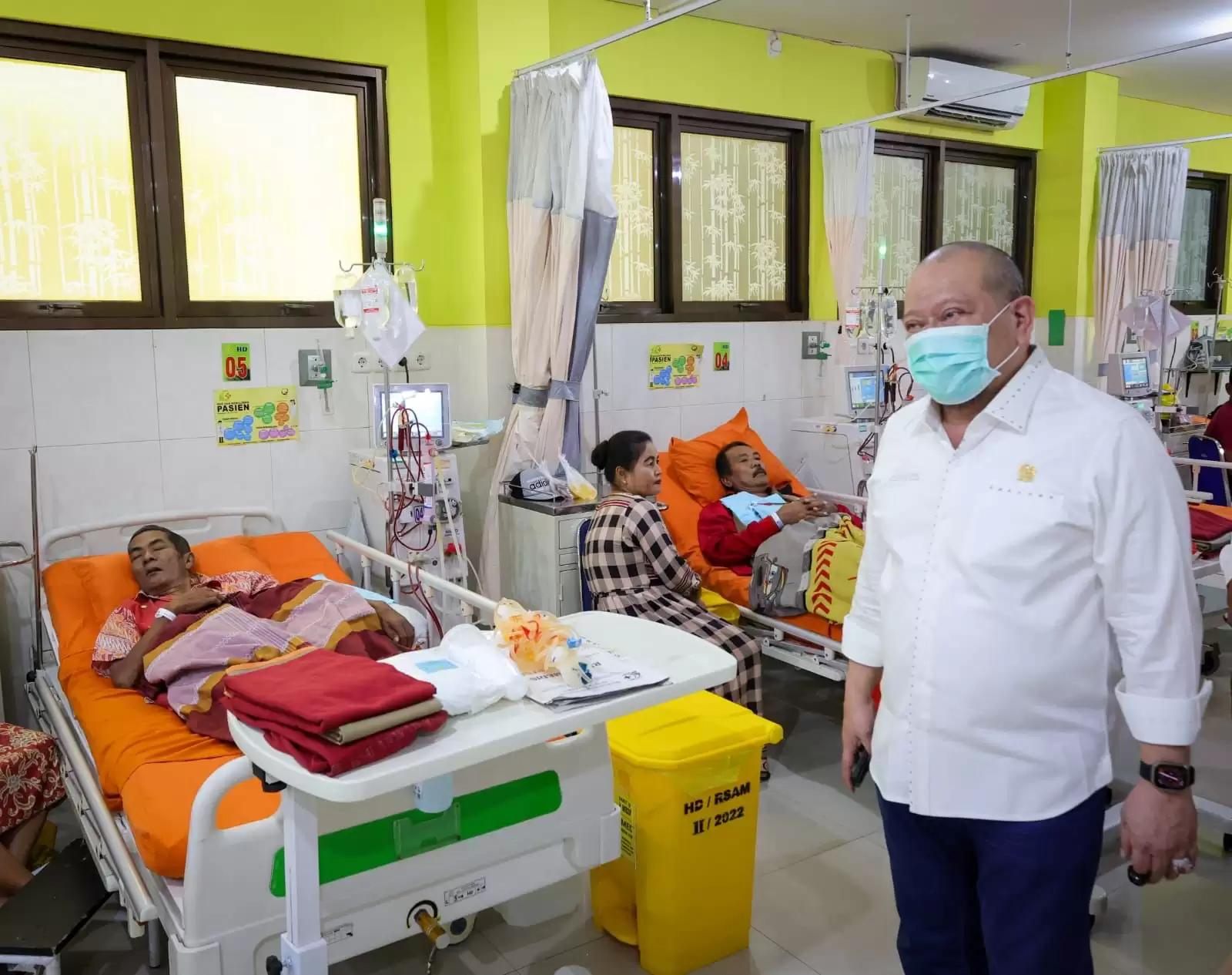 Kerja Sama Diputus BPJS, LaNyalla Langsung Datangi RSU Anwar Medika Sidoarjo