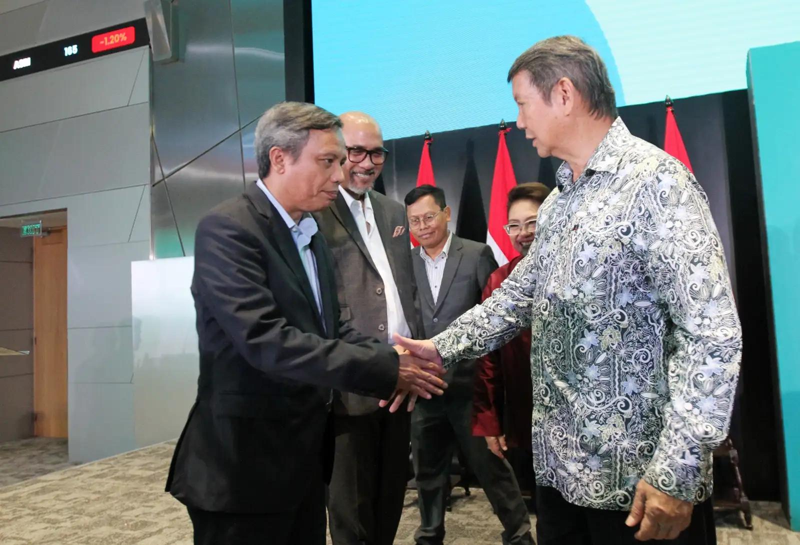Dirut BTN Nixon LP Napitupulu dan Ketua Satgas Perumahan, Hashim S. Djojohadikusumo (Foto: BTN)