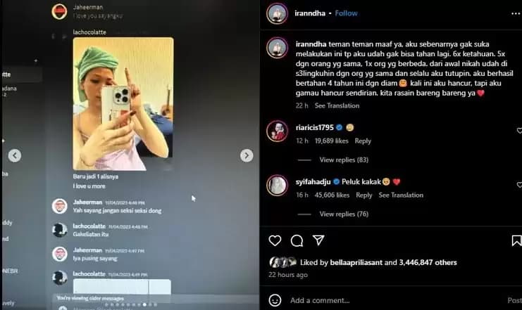 Chat Pilot Citilink Elmer Syaherman-Pramugari Bella Damaika "Sayang ah. Kamar mandi juga niii, ahhh. Atasan dikit sayang"