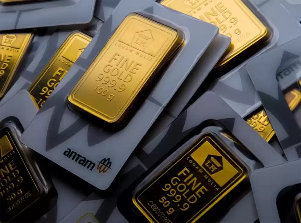 Harga Emas Antam Turun Lagi, Makin Jauh dari Rekor Tertinggi