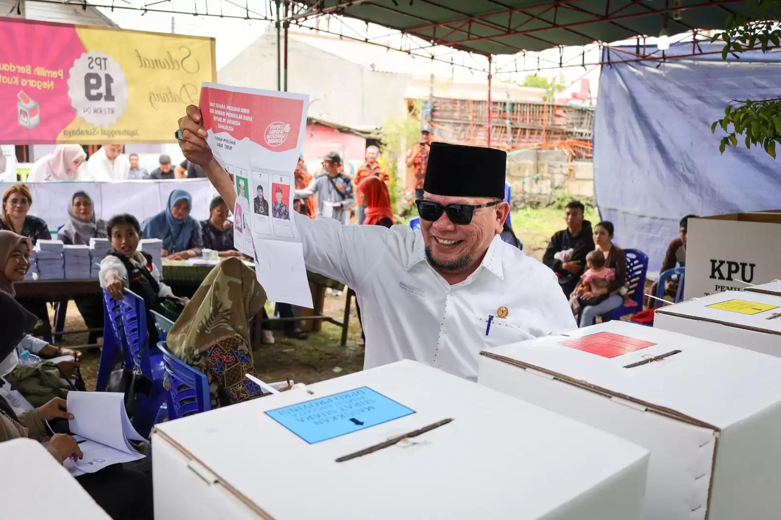 Mengagetkan, Caleg DPD RI LaNyalla Coblos Calon Lain, Ini Alasannya