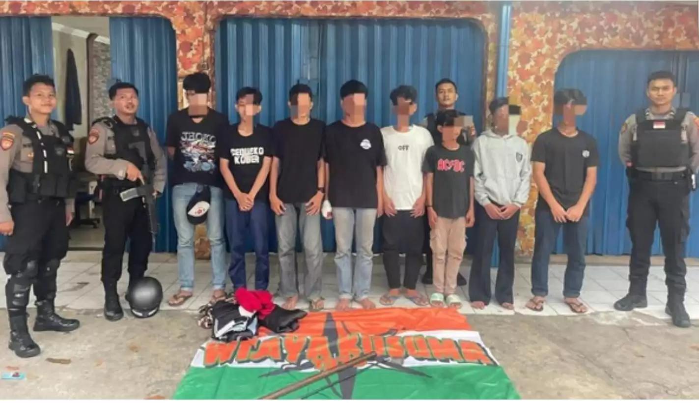 Hendak Tawuran, Sembilan Pemuda di Jaksel diamankan Polisi