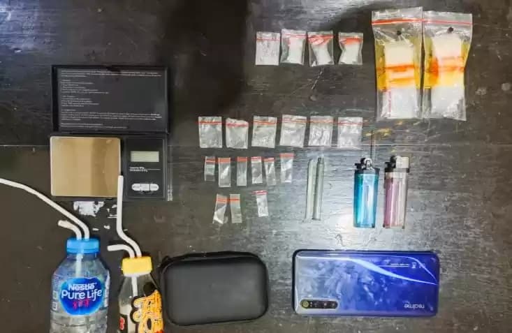 Foto Barang Bukti Narkoba