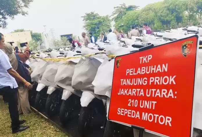 Foto Barbuk Kendaraan Bermotor