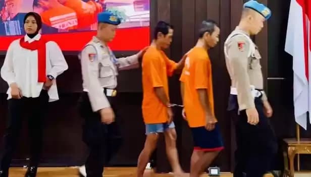 Foto Dua Pelaku Pencabulan Anak di Bogor