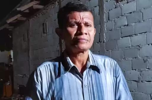 Foto Ihwan Husain, salah satu keluarga korban longsor