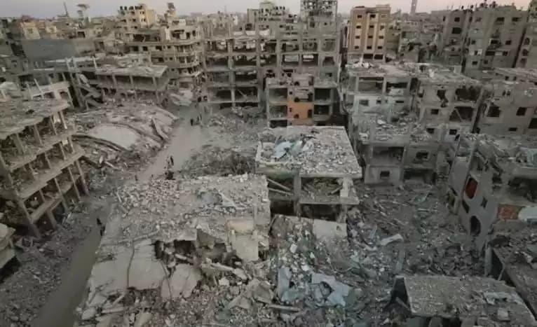 Foto Ilustrasi - Gaza luluh lantak akibat serbuan tanpa henti Israel