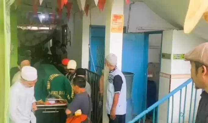Foto Jasad Imam mushalla berinisial MS