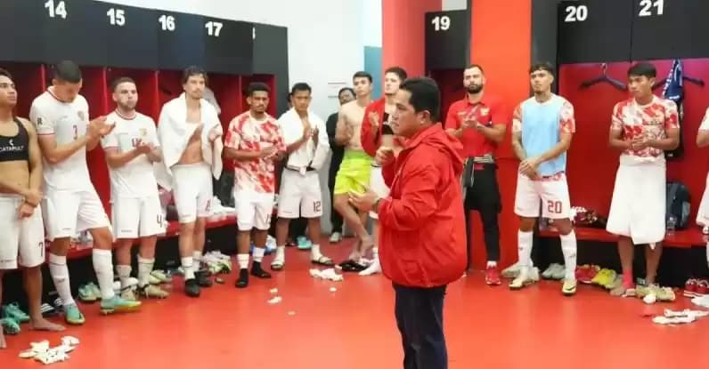 Foto Ketua Umum PSSI, Erick Thohir