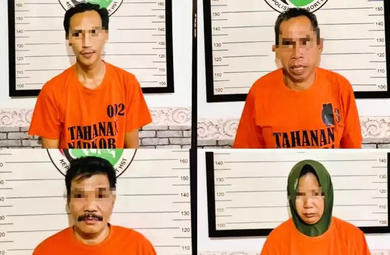 Foto Komplotan Pengedar Narkoba
