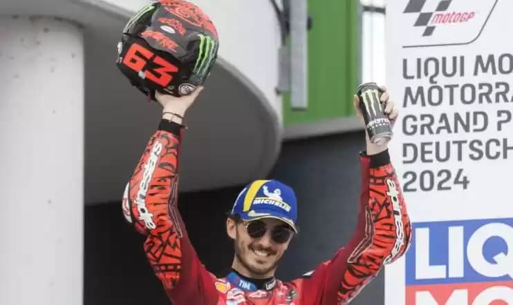 Foto Pembalap Ducati Lenovo Francesco Bagnaia