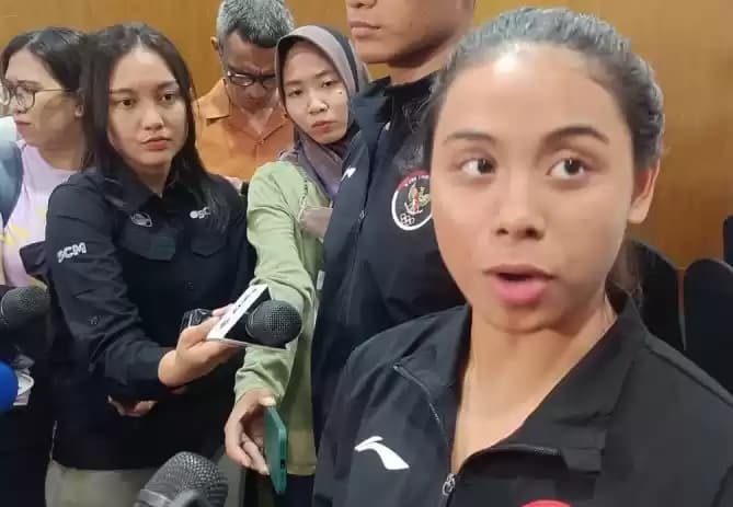 Foto Perenang andalan Indonesia Azzahra Permatahani