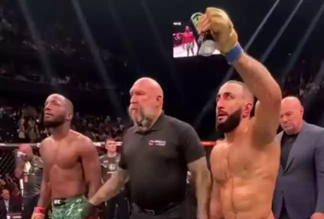 Foto Petarung UFC berdarah Palestina Belal Muhammad