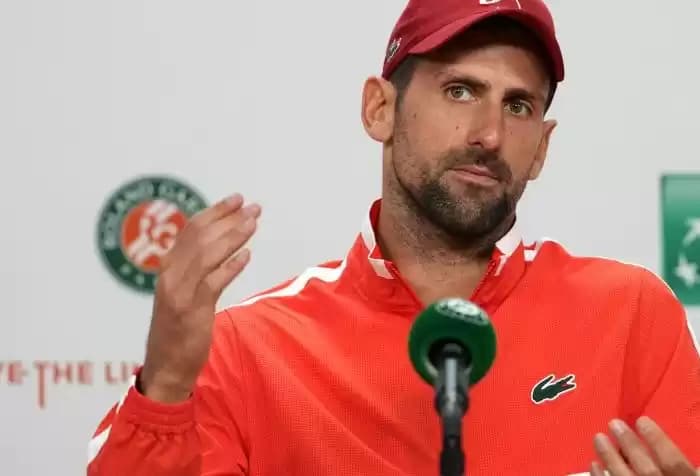 Foto Petenis Serbia Novak Djokovic