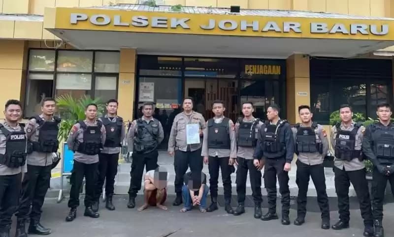 Foto Polres Metro Jakarta Pusat mengamankan remaja yang hendak tawuran