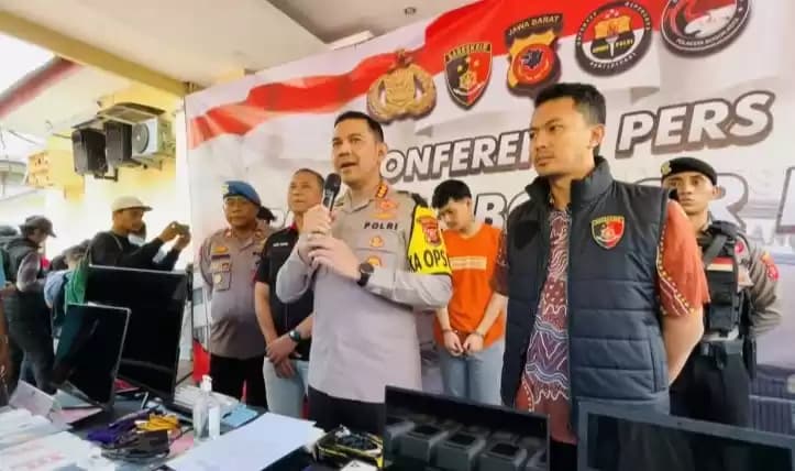 Foto Polresta Bogor Kota perekrutan selebgram promosikan judol