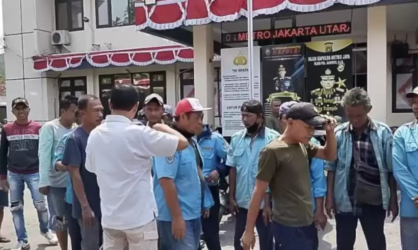 Foto Polsek Koja amankan 36 premanisme